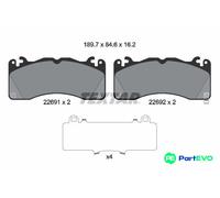 TEXTAR DISC BRAKE BRAKE PAD SET 2269101 FOR FORD USA FORD AUSTRALIA