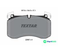 TEXTAR DISC BRAKE BRAKE PAD SET 2269701 FOR MERCEDES-BENZ
