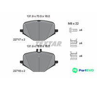 TEXTAR DISC BRAKE BRAKE PAD SET 2271701 FOR MERCEDES-BENZ