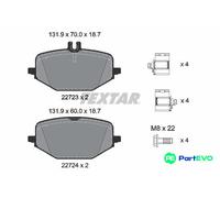 TEXTAR DISC BRAKE BRAKE PAD SET 2272303 FOR MERCEDES-BENZ