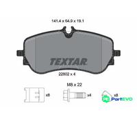 TEXTAR DISC BRAKE BRAKE PAD SET 2280201 FOR VW