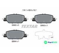 TEXTAR DISC BRAKE BRAKE PAD SET 2285201 FOR HONDA