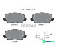 TEXTAR DISC BRAKE BRAKE PAD SET 2290401