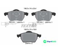 TEXTAR DISC BRAKE BRAKE PAD SET 2301802 FOR AUDI VW