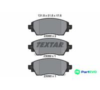 TEXTAR DISC BRAKE BRAKE PAD SET 2308801 FOR TOYOTA
