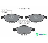 TEXTAR DISC BRAKE BRAKE PAD SET 2314101 FOR ALFA ROMEO