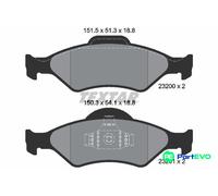 TEXTAR DISC BRAKE BRAKE PAD SET 2320001 FOR FORD MAZDA