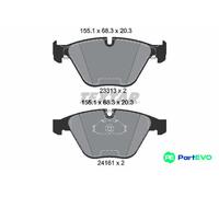 TEXTAR DISC BRAKE BRAKE PAD SET 2331303 FOR BMW