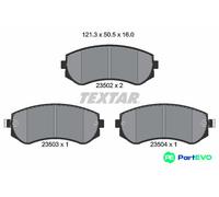 TEXTAR DISC BRAKE BRAKE PAD SET 2350201 FOR NISSAN