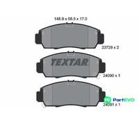 TEXTAR DISC BRAKE BRAKE PAD SET 2372901 FOR HONDA