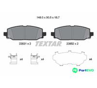 TEXTAR DISC BRAKE BRAKE PAD SET 2383101