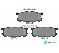 TEXTAR DISC BRAKE BRAKE PAD SET 2387601 FOR MAZDA