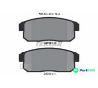 TEXTAR DISC BRAKE BRAKE PAD SET 2403901 FOR MAZDA