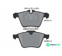 TEXTAR DISC BRAKE BRAKE PAD SET 2407903 FOR JAGUAR