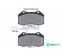 TEXTAR DISC BRAKE BRAKE PAD SET 2416202 FOR ALFA ROMEO ABARTH