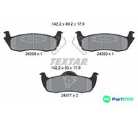 TEXTAR DISC BRAKE BRAKE PAD SET 2425801 FOR JEEP