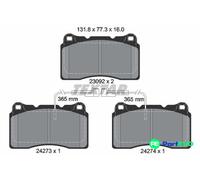 TEXTAR DISC BRAKE BRAKE PAD SET 2427301 FOR ALFA ROMEO