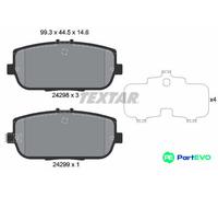 TEXTAR DISC BRAKE BRAKE PAD SET 2429801 FOR MAZDA