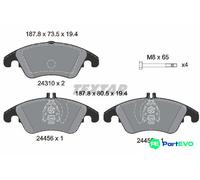 TEXTAR DISC BRAKE BRAKE PAD SET 2431001 FOR MERCEDES-BENZ