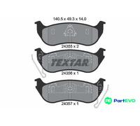 TEXTAR DISC BRAKE BRAKE PAD SET 2435501 FOR JEEP