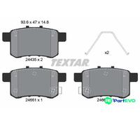 TEXTAR DISC BRAKE BRAKE PAD SET 2443501 FOR HONDA