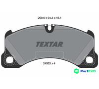 TEXTAR DISC BRAKE BRAKE PAD SET 2455301 FOR PORSCHE VW