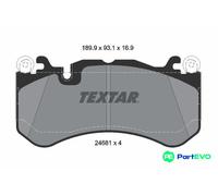 TEXTAR DISC BRAKE BRAKE PAD SET 2468101 FOR MERCEDES-BENZ