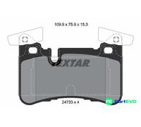 TEXTAR DISC BRAKE BRAKE PAD SET 2473301 FOR MERCEDES-BENZ