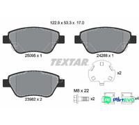 TEXTAR DISC BRAKE BRAKE PAD SET 2509501 FOR OPEL VAUXHALL