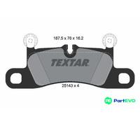 TEXTAR DISC BRAKE BRAKE PAD SET 2514301 FOR PORSCHE