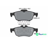 TEXTAR DISC BRAKE BRAKE PAD SET 2526501