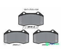 TEXTAR DISC BRAKE BRAKE PAD SET 2552803
