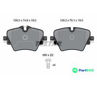 TEXTAR DISC BRAKE BRAKE PAD SET 2561705 FOR BMW