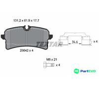 TEXTAR DISC BRAKE BRAKE PAD SET 2564203 FOR PORSCHE