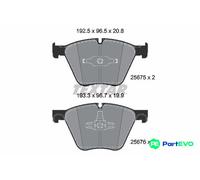 TEXTAR DISC BRAKE BRAKE PAD SET 2567501 FOR BMW