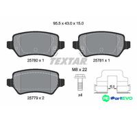 TEXTAR DISC BRAKE BRAKE PAD SET 2578001 FOR KIA