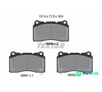 TEXTAR DISC BRAKE BRAKE PAD SET 2585001 FOR HONDA