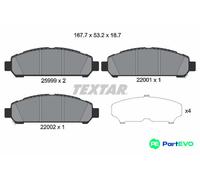 TEXTAR DISC BRAKE BRAKE PAD SET 2599901