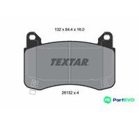 TEXTAR DISC BRAKE BRAKE PAD SET 2615201 FOR TESLA