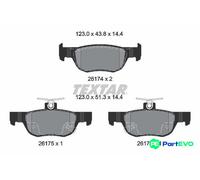 TEXTAR DISC BRAKE BRAKE PAD SET 2617401