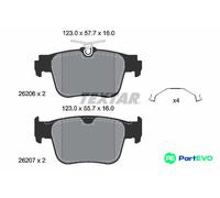 TEXTAR DISC BRAKE BRAKE PAD SET 2620601