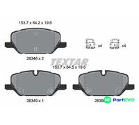 TEXTAR DISC BRAKE BRAKE PAD SET 2634802