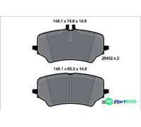 TEXTAR DISC BRAKE BRAKE PAD SET 2640201 FOR MERCEDES-BENZ