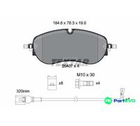 TEXTAR DISC BRAKE BRAKE PAD SET 2640701
