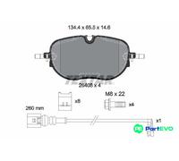 TEXTAR DISC BRAKE BRAKE PAD SET 2640801 FOR VW CUPRA