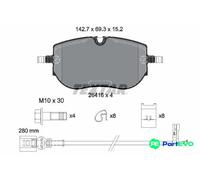 TEXTAR DISC BRAKE BRAKE PAD SET 2641601 FOR VW CUPRA