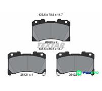 TEXTAR DISC BRAKE BRAKE PAD SET 2642001