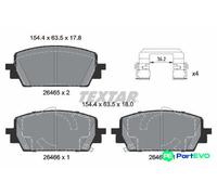 TEXTAR DISC BRAKE BRAKE PAD SET 2646501