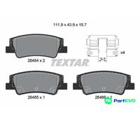 TEXTAR DISC BRAKE BRAKE PAD SET 2648401