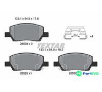 TEXTAR DISC BRAKE BRAKE PAD SET 2652801